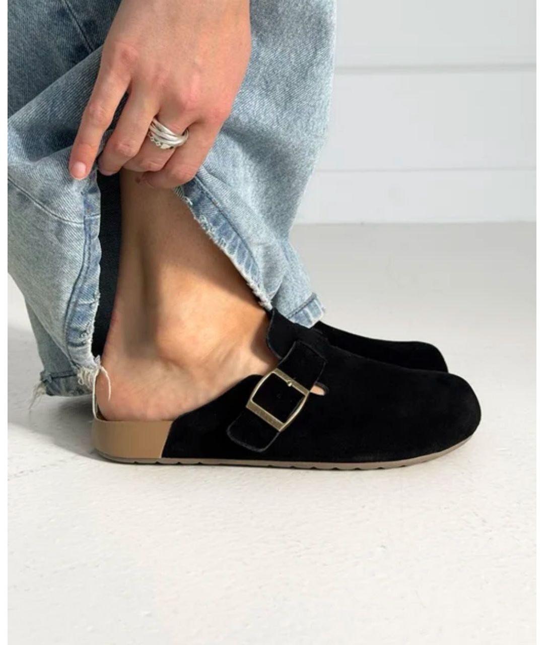 BIRKENSTOCK Черные сабо, фото 5