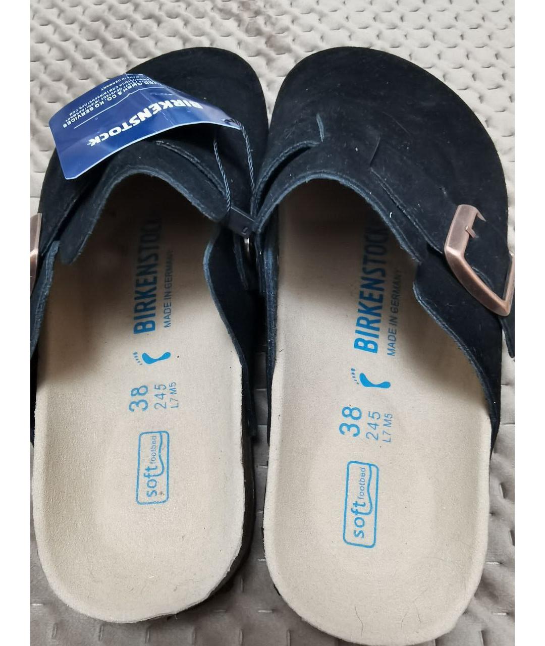 BIRKENSTOCK Черные сабо, фото 2