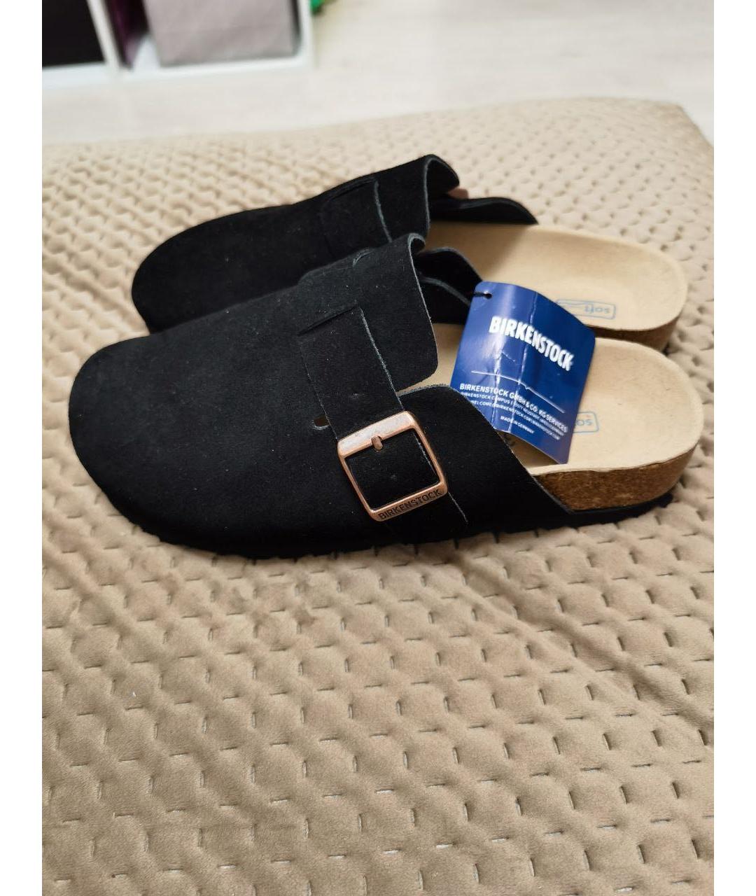 BIRKENSTOCK Черные сабо, фото 7