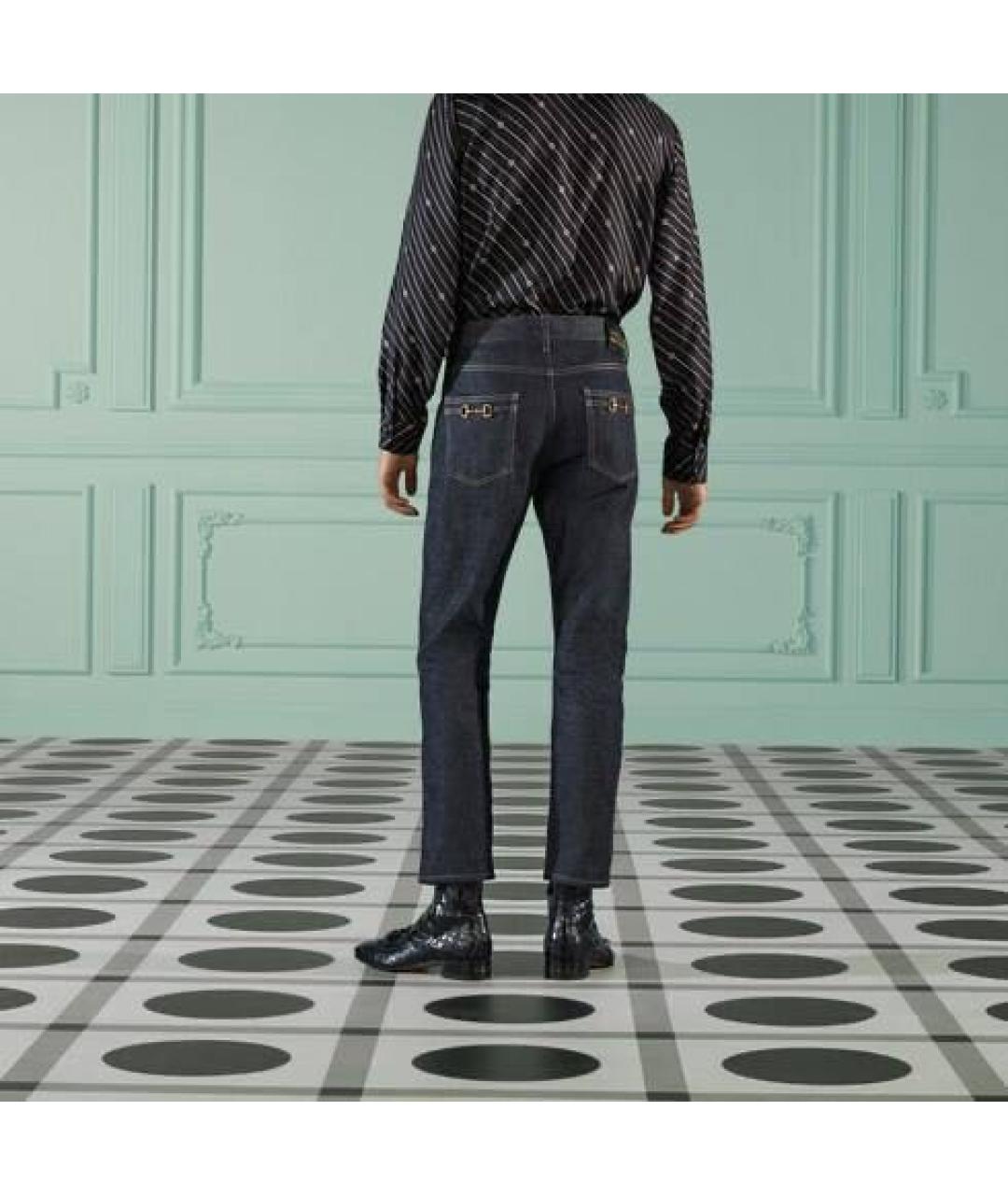 GUCCI Черные хлопковые джинсы скинни, фото 2