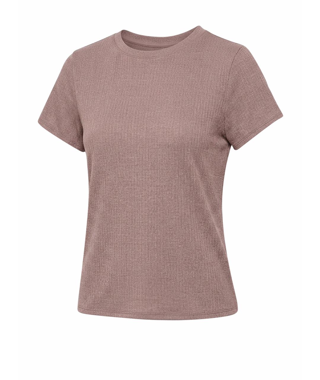 ALO YOGA Бежевая футболка, фото 1