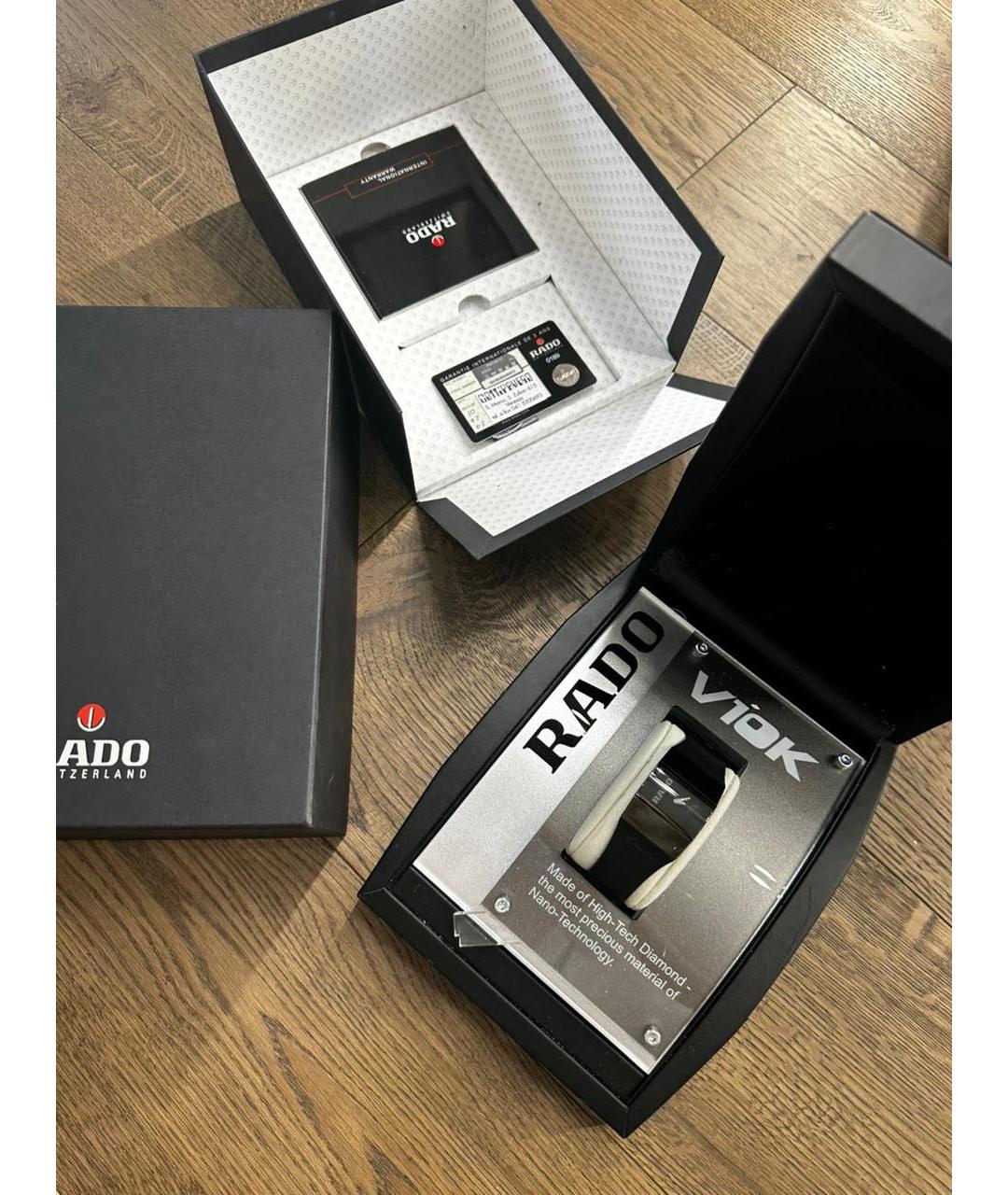 RADO Черные часы, фото 2