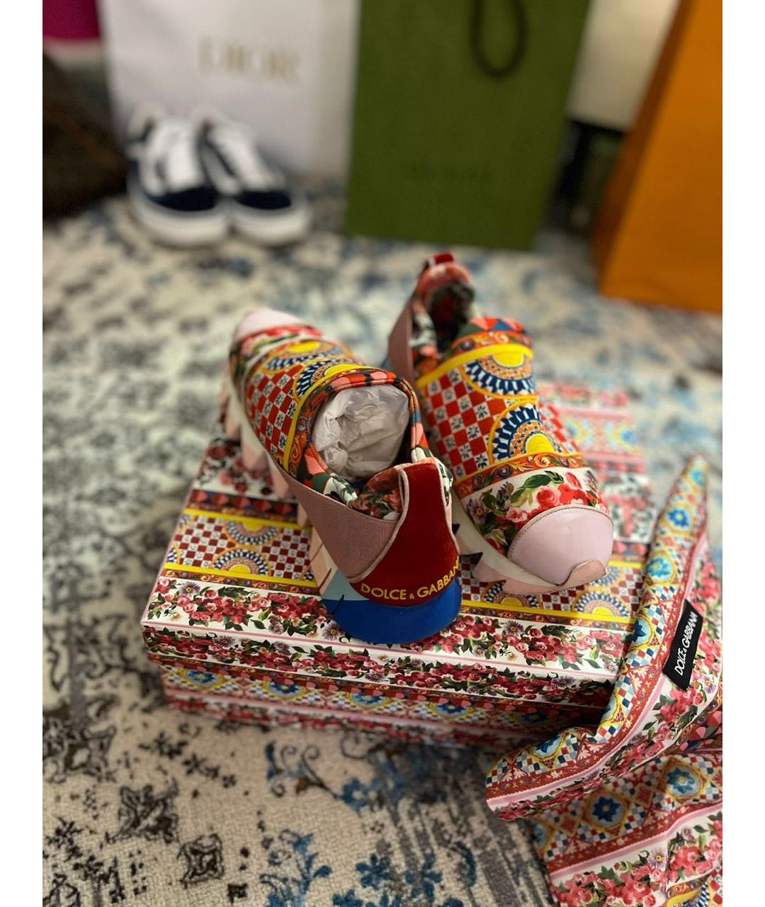 DOLCE&GABBANA Мульти слипоны, фото 3
