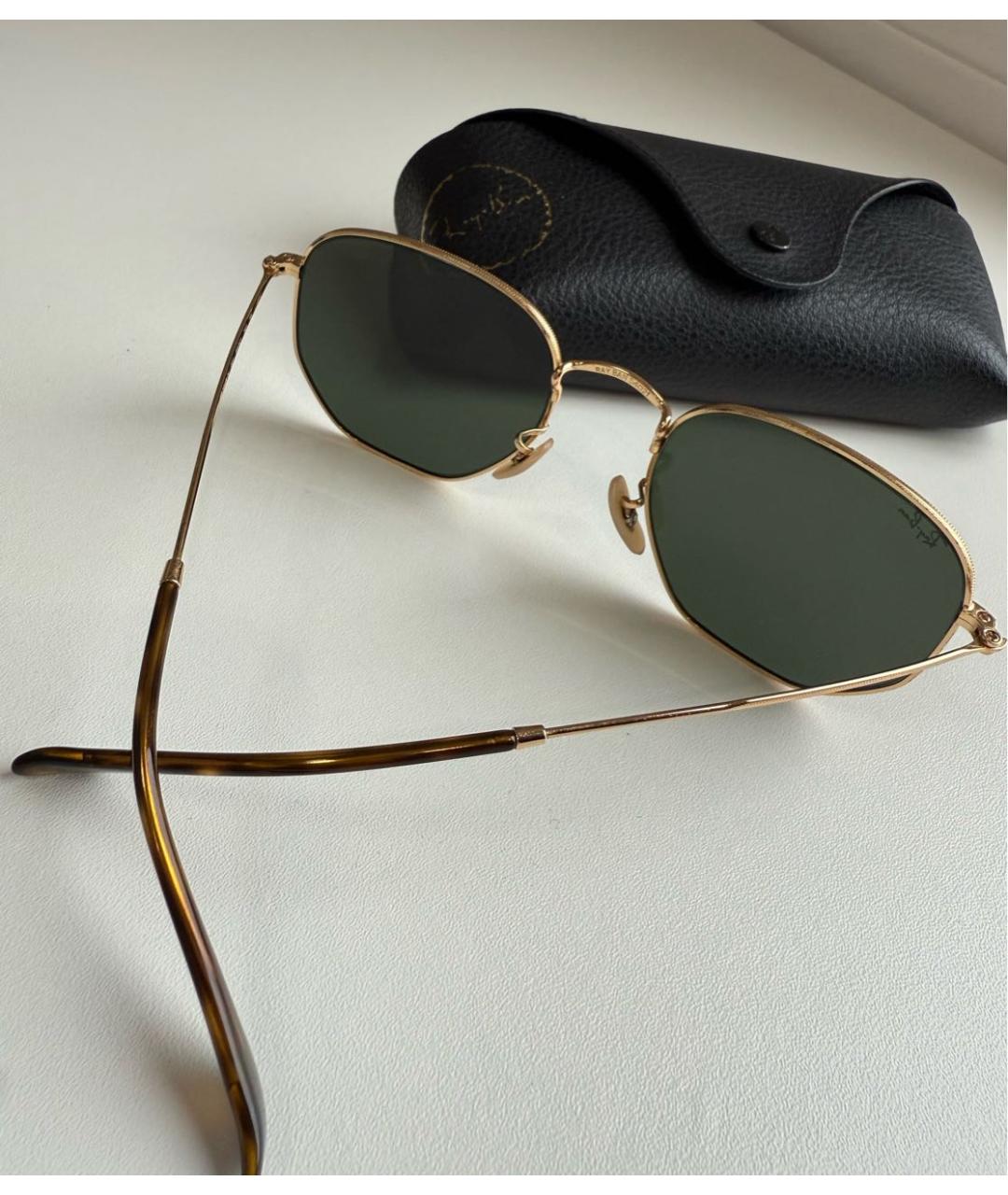 RAY BAN Металлические солнцезащитные очки, фото 4