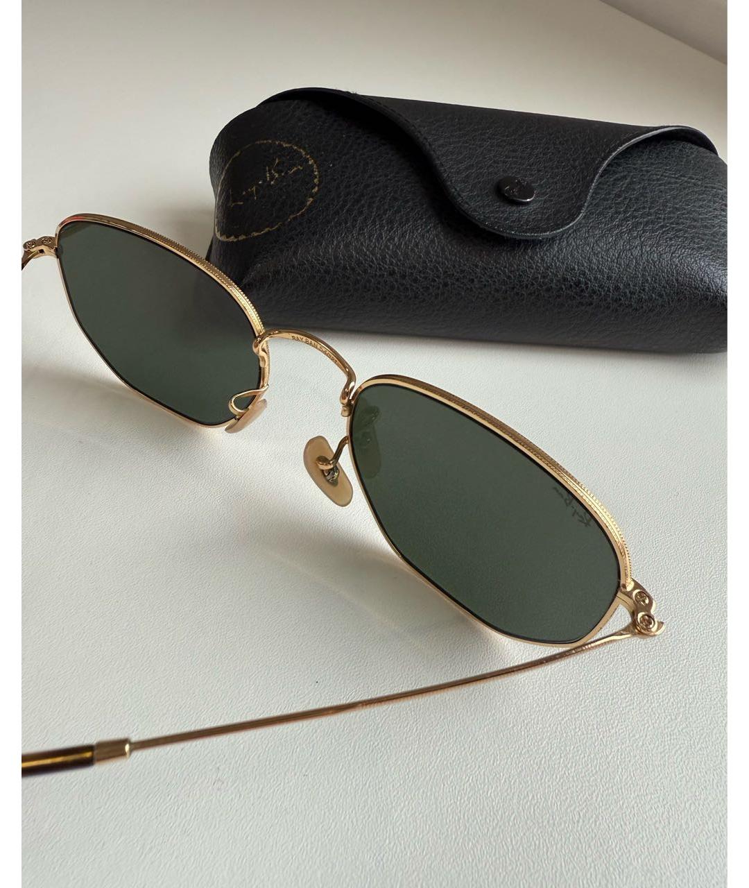 RAY BAN Металлические солнцезащитные очки, фото 5