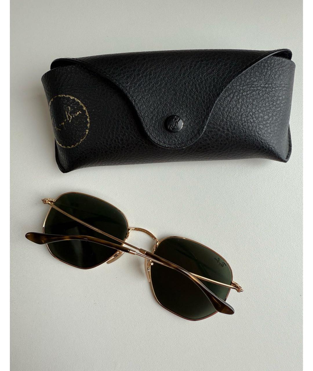 RAY BAN Металлические солнцезащитные очки, фото 6