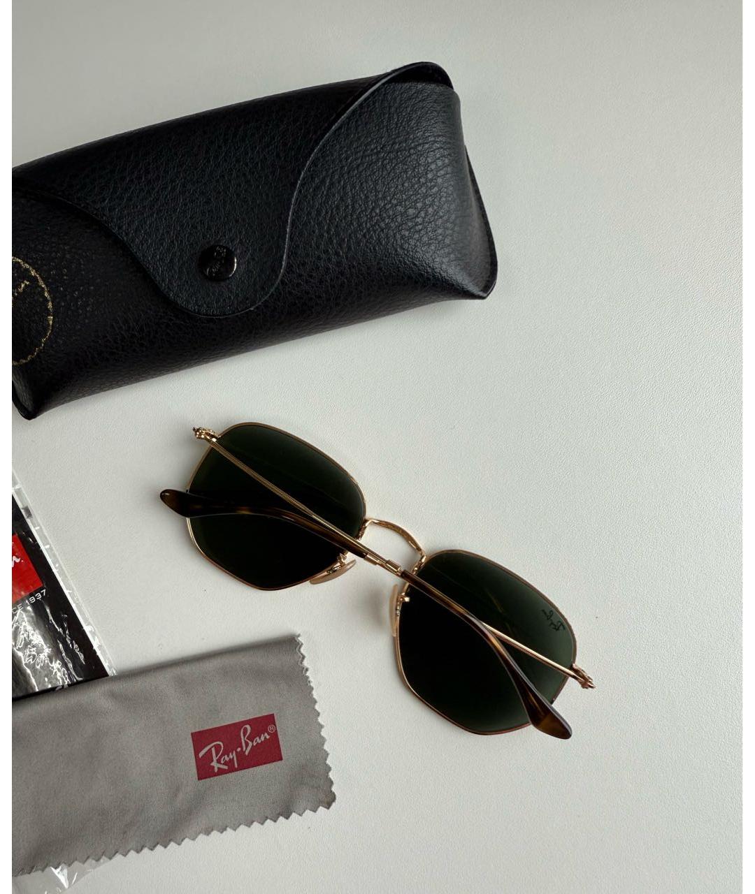 RAY BAN Металлические солнцезащитные очки, фото 3