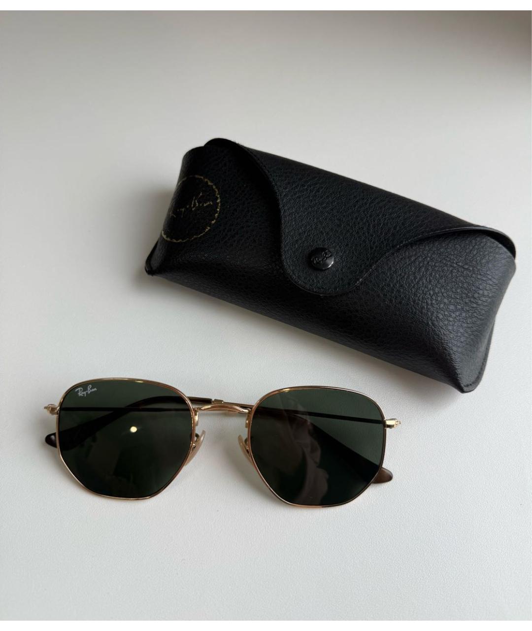 RAY BAN Металлические солнцезащитные очки, фото 7