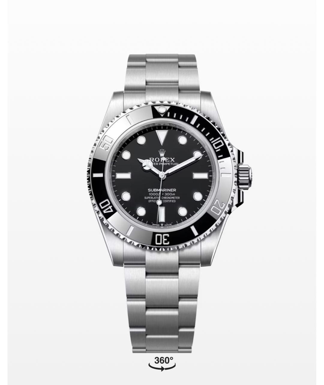 ROLEX Черные часы, фото 3
