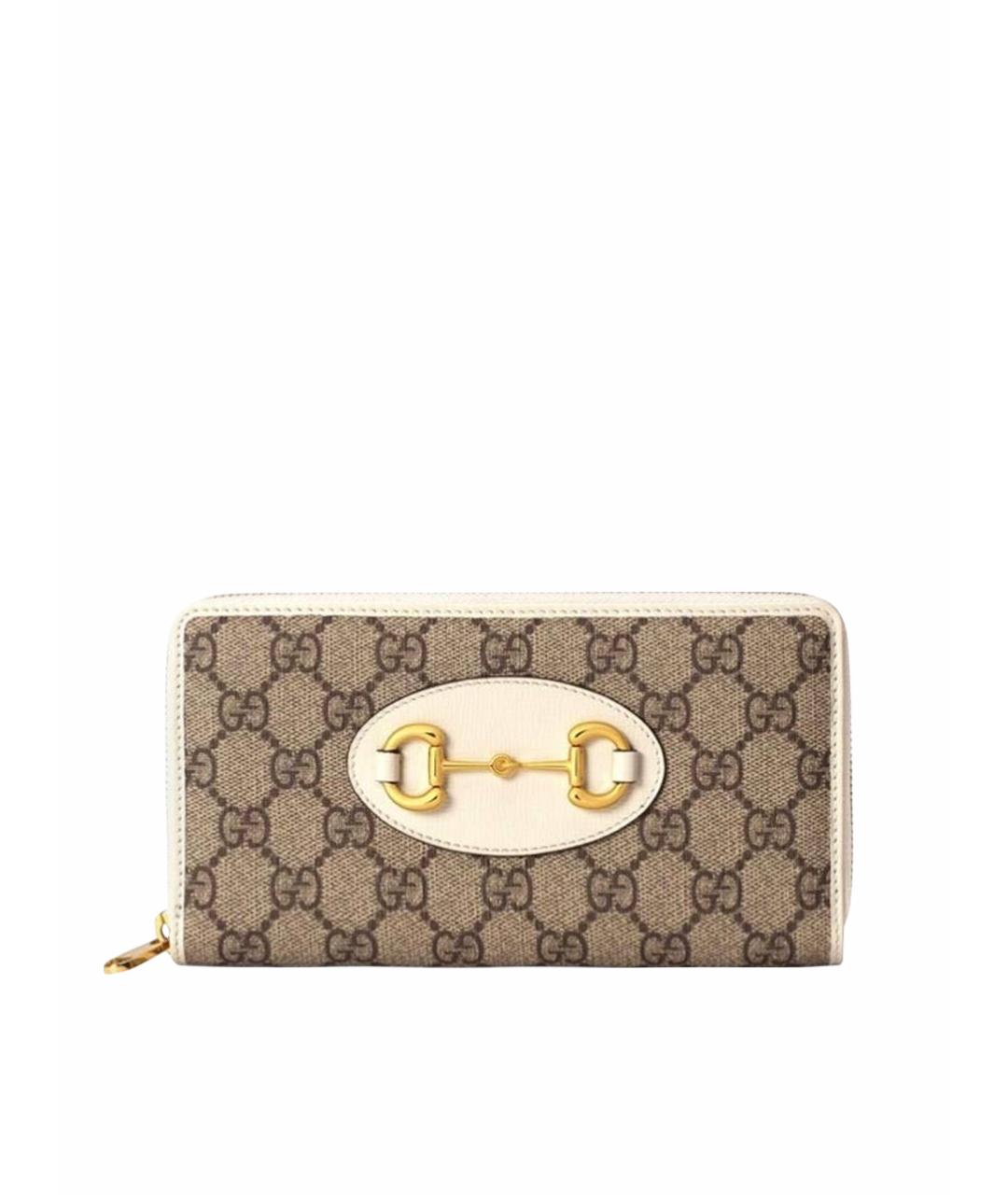 GUCCI Бежевый кошелек, фото 1