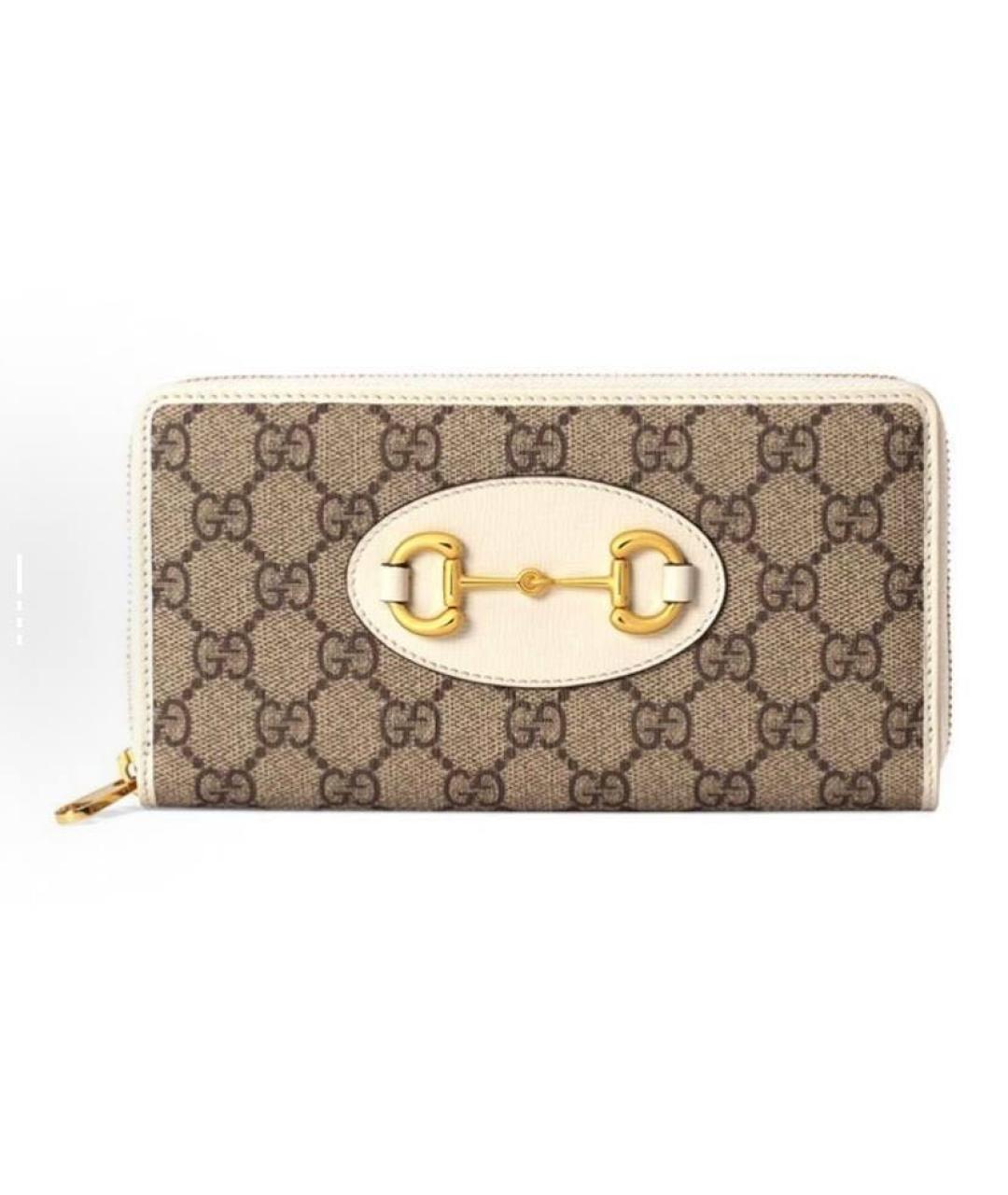 GUCCI Бежевый кошелек, фото 7