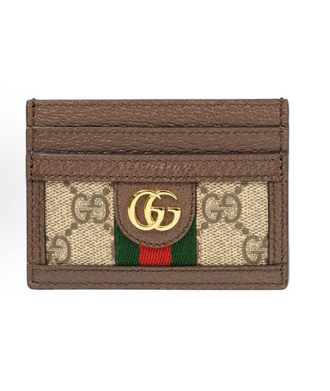 GUCCI Коричневый кардхолдер, фото 8