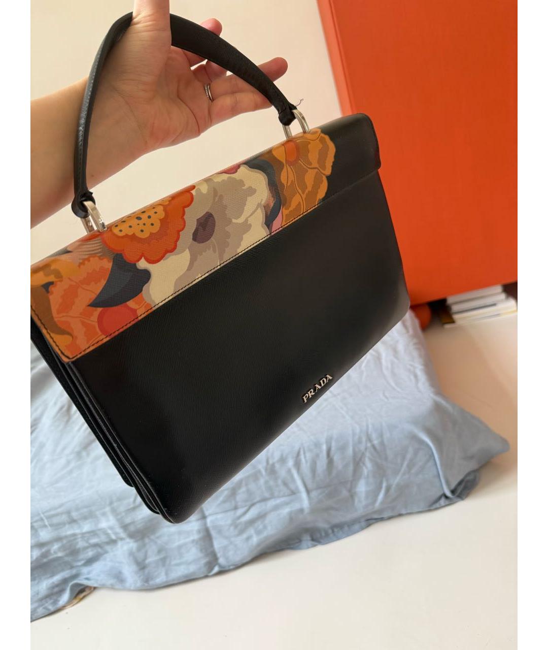 PRADA Мульти кожаная сумка с короткими ручками, фото 2