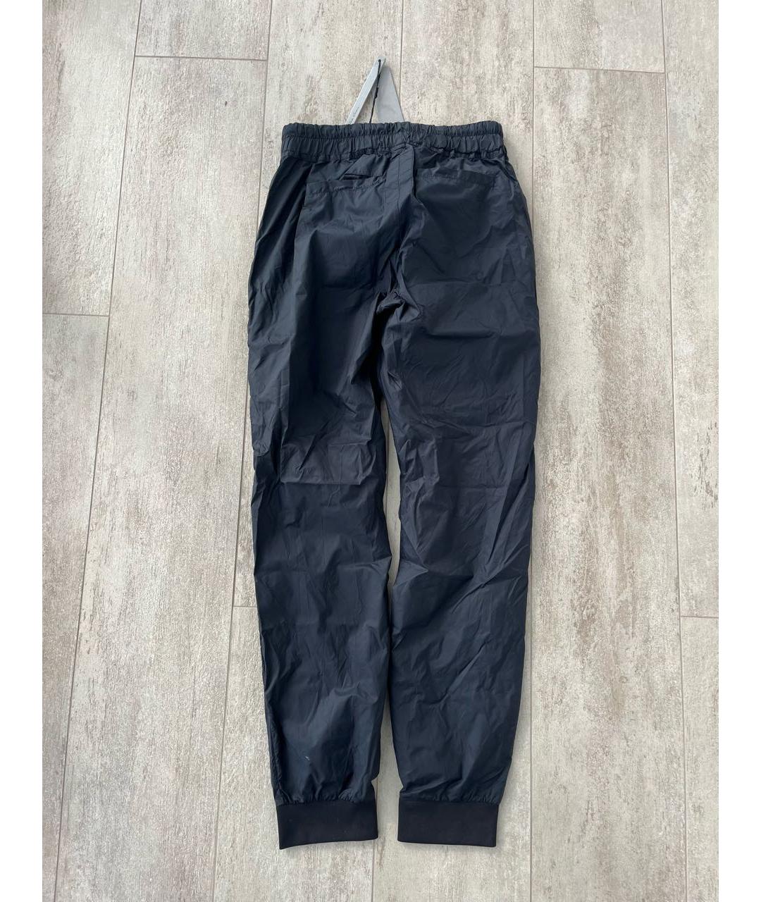 RICK OWENS Черные полиэстеровые повседневные брюки, фото 9