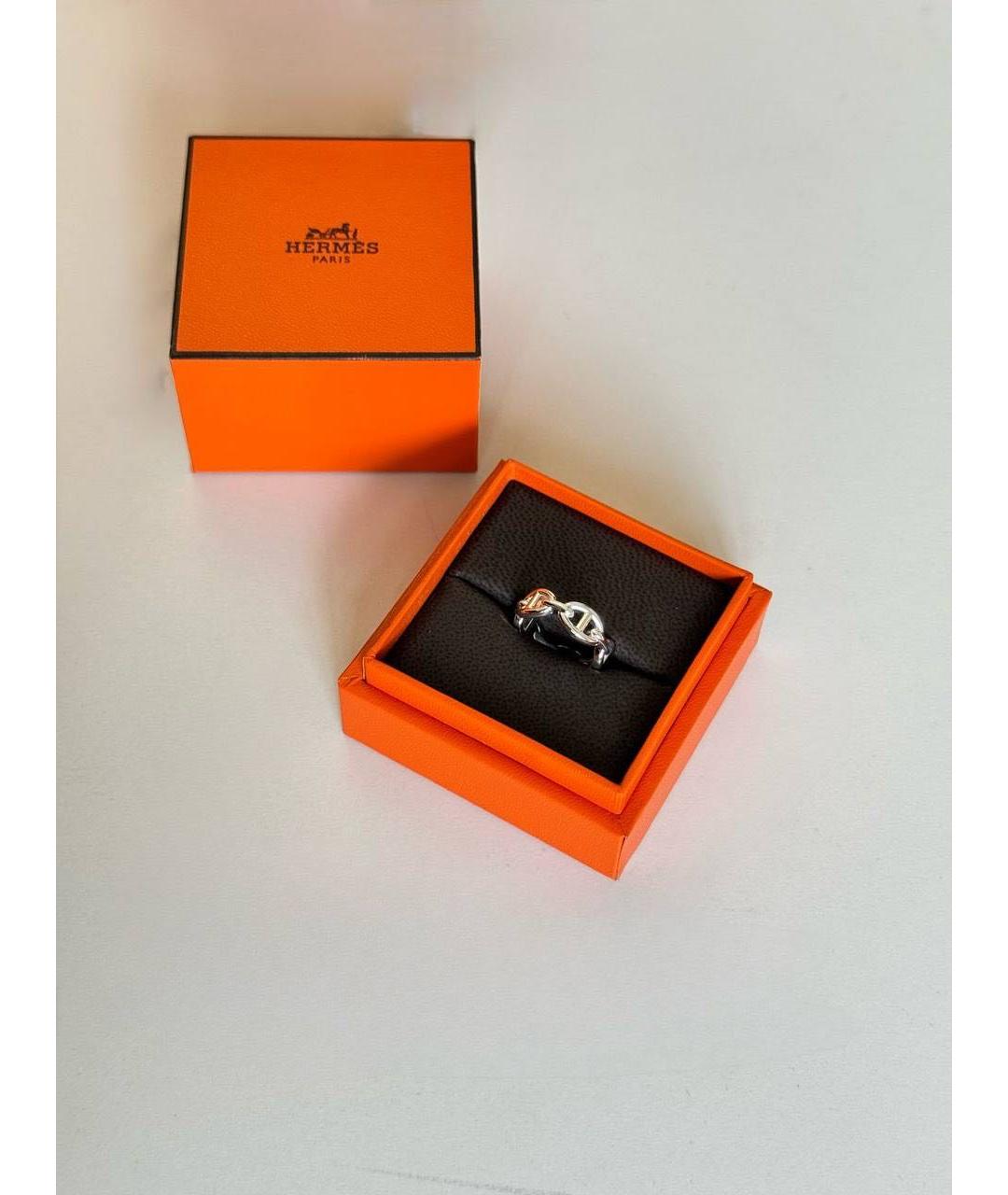 HERMES Серебряное серебряное кольцо, фото 2