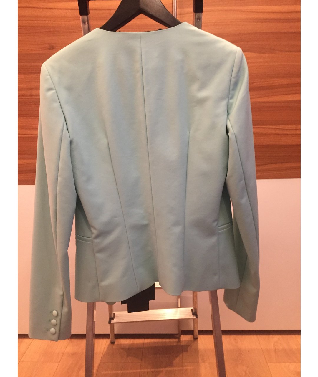 PHILIPP PLEIN Голубой хлопко-эластановый жакет/пиджак, фото 2