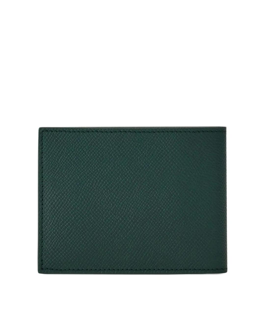 FERRAGAMO Зеленый кожаный кошелек, фото 2