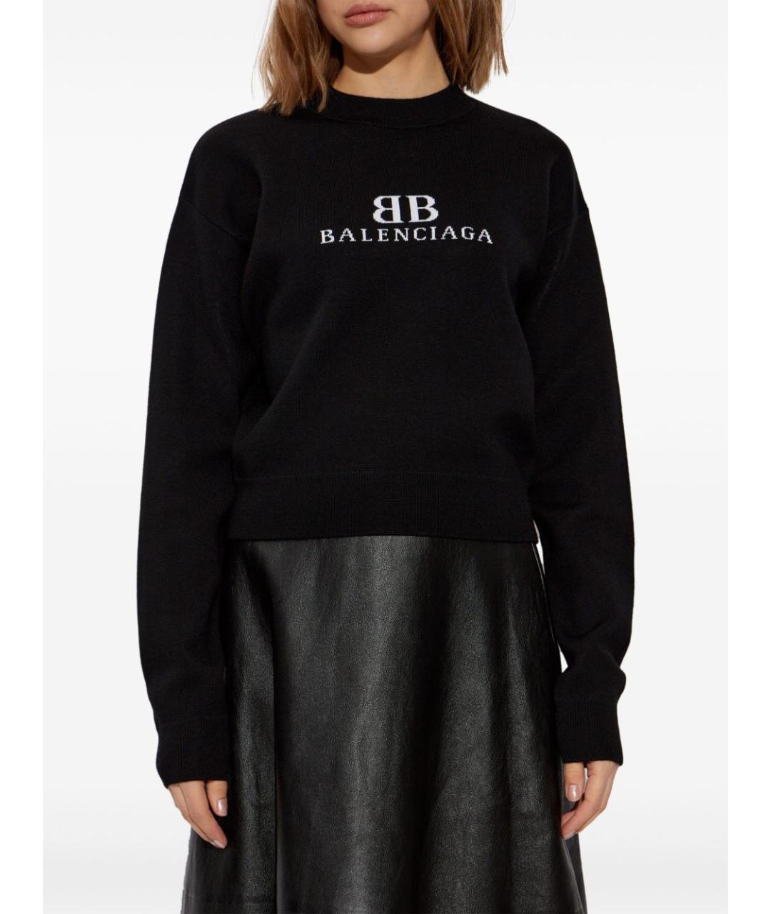 BALENCIAGA Черный джемпер / свитер, фото 3