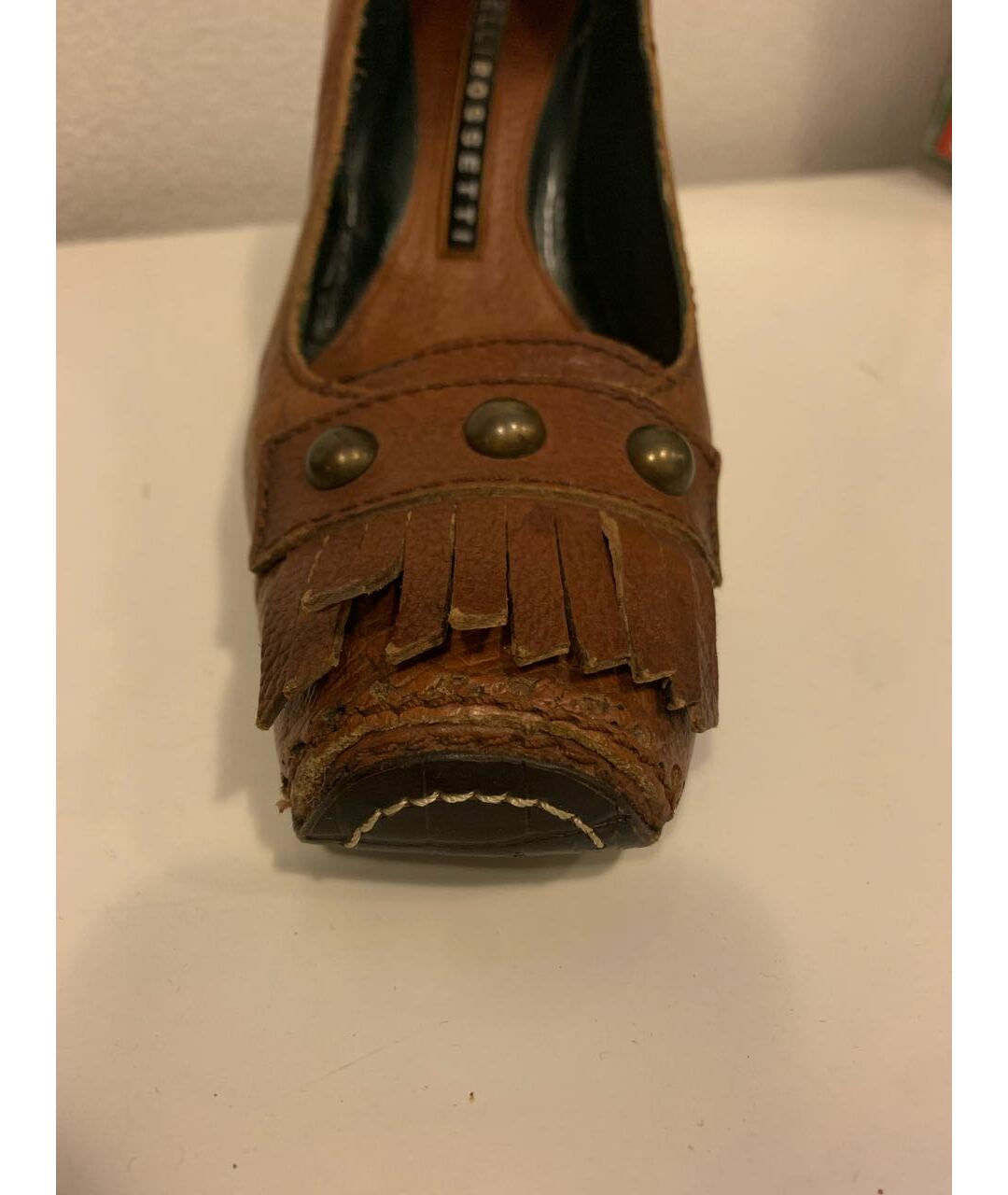 FRATELLI ROSSETTI Коричневые кожаные туфли, фото 5
