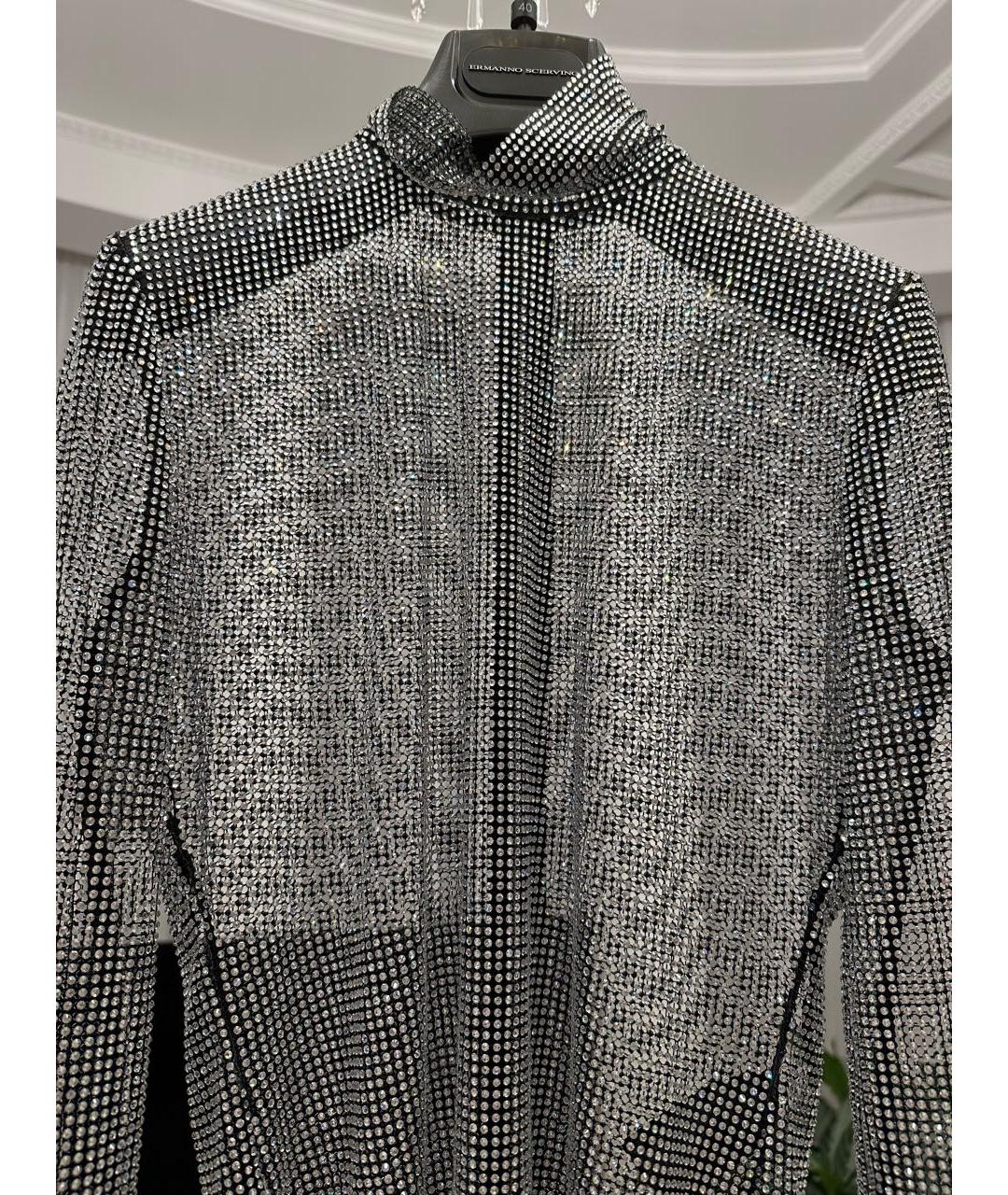 ERMANNO SCERVINO Серебряная водолазка, фото 3