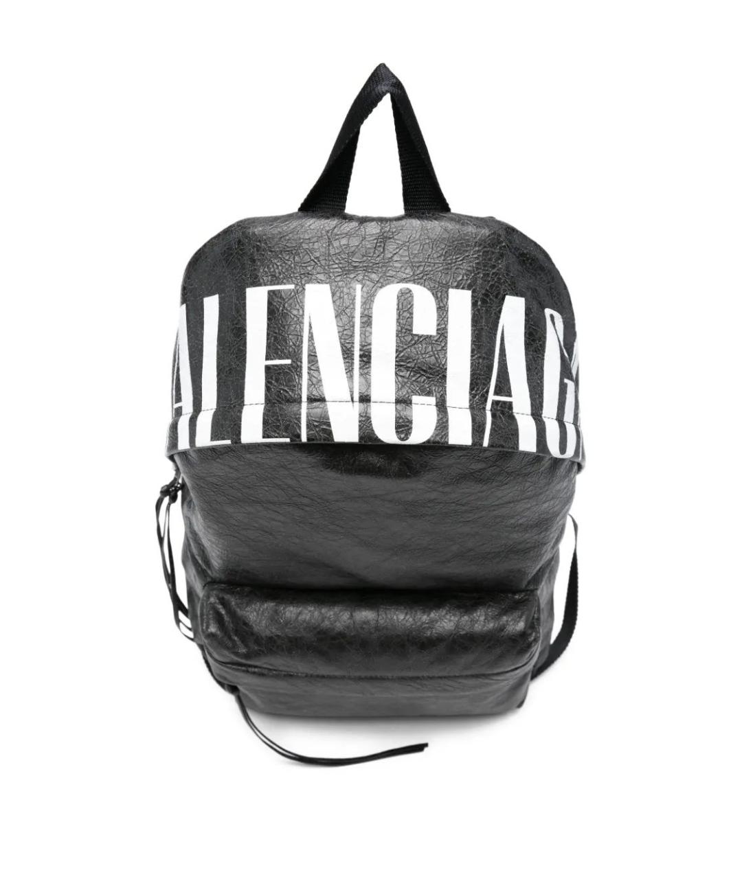 BALENCIAGA Черный синтетический рюкзак, фото 4
