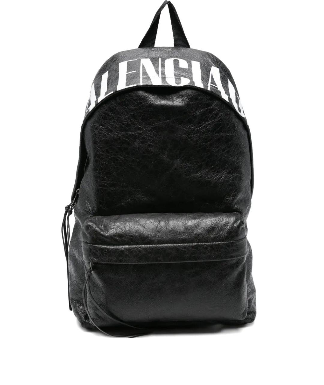 BALENCIAGA Черный синтетический рюкзак, фото 1