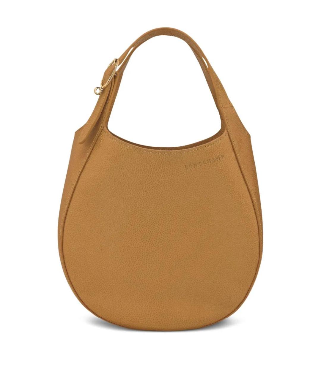 LONGCHAMP Коричневая кожаная сумка через плечо, фото 1