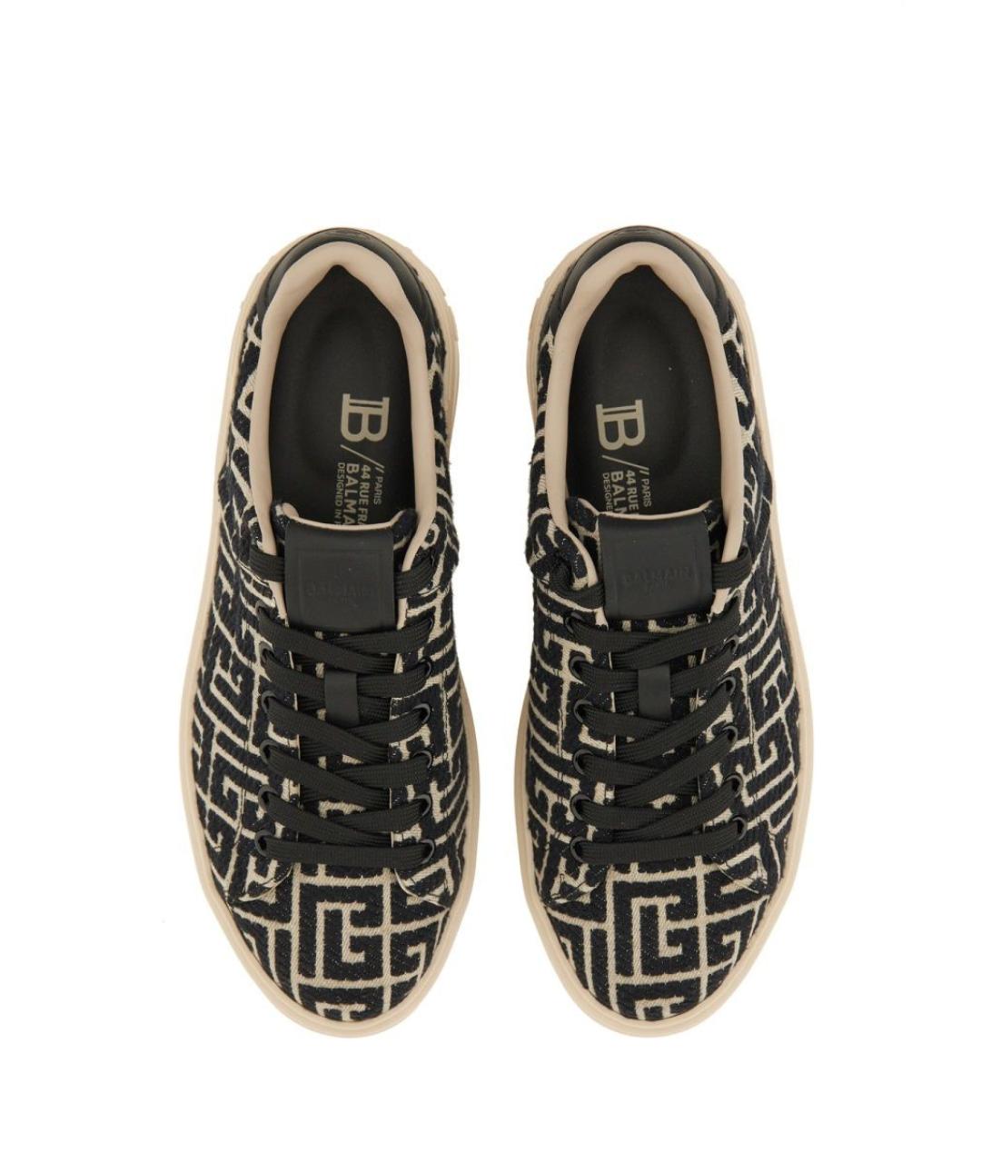 BALMAIN Черные кеды, фото 2