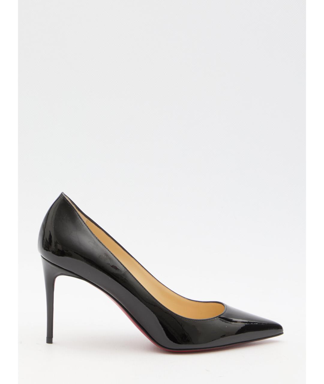 CHRISTIAN LOUBOUTIN Черные туфли из лакированной кожи, фото 6