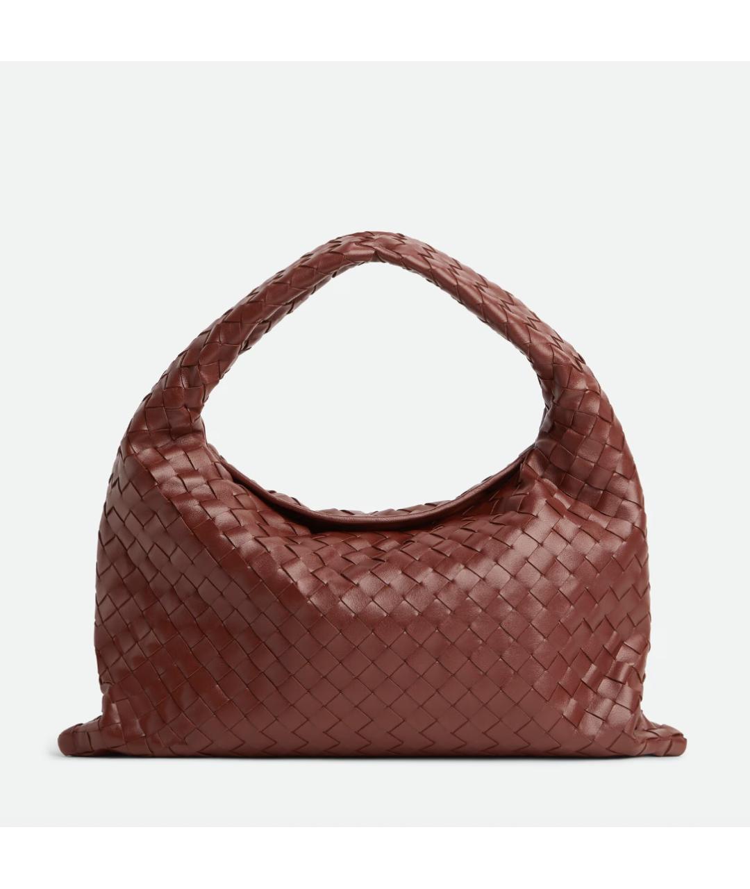 BOTTEGA VENETA Коричневая кожаная сумка через плечо, фото 6