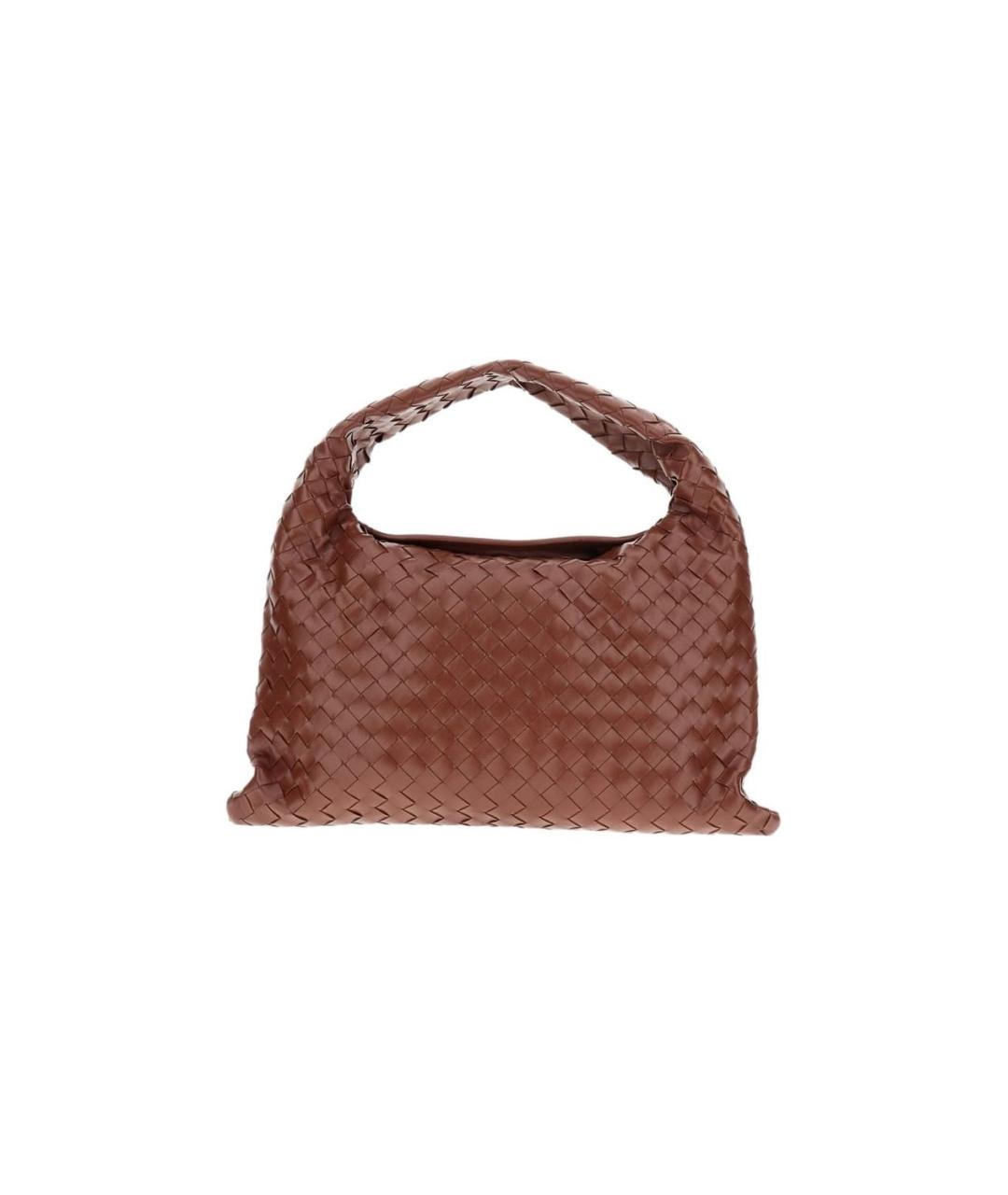 BOTTEGA VENETA Коричневая кожаная сумка через плечо, фото 2