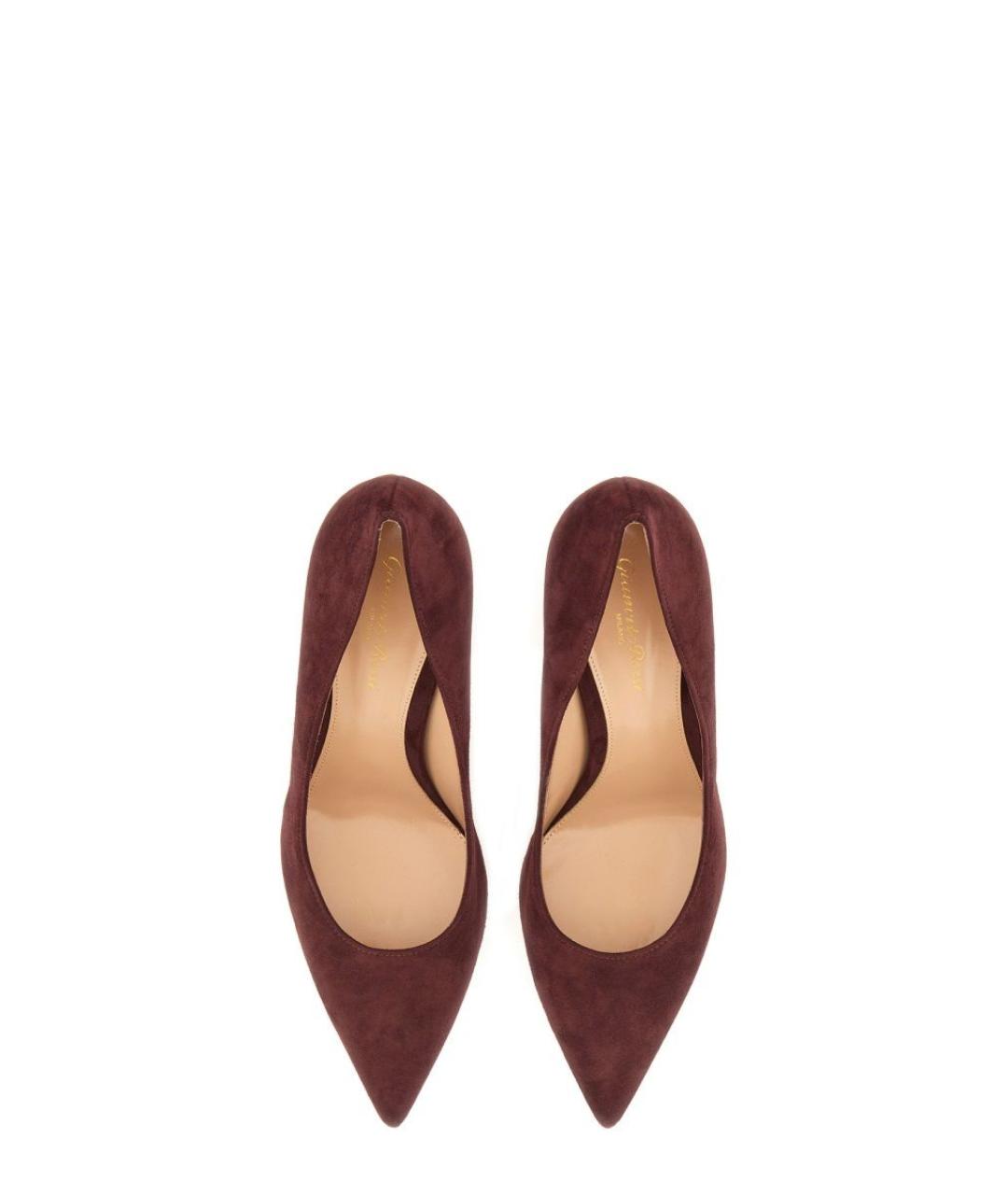 GIANVITO ROSSI Коричневые замшевые туфли, фото 2