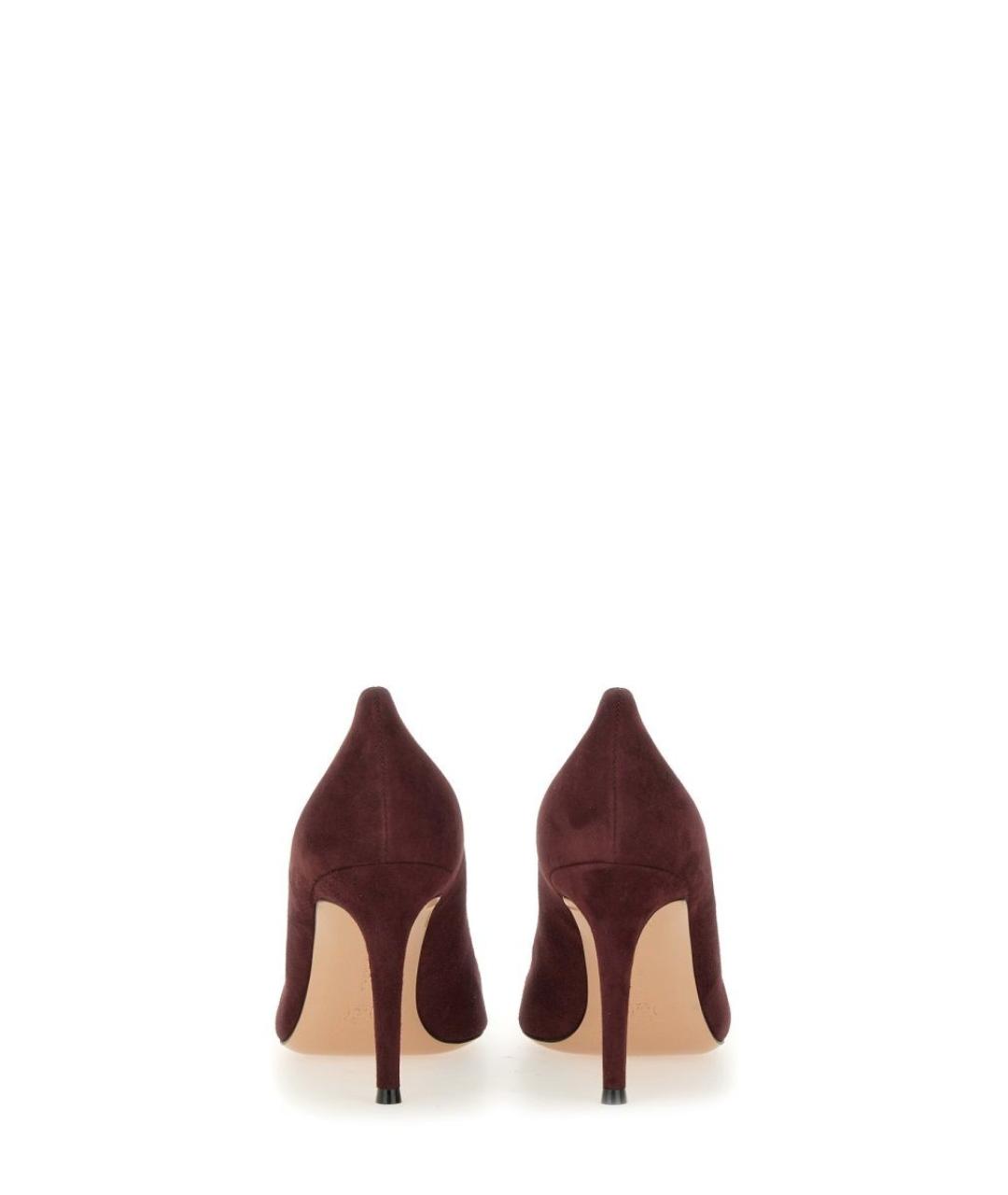 GIANVITO ROSSI Коричневые замшевые туфли, фото 4