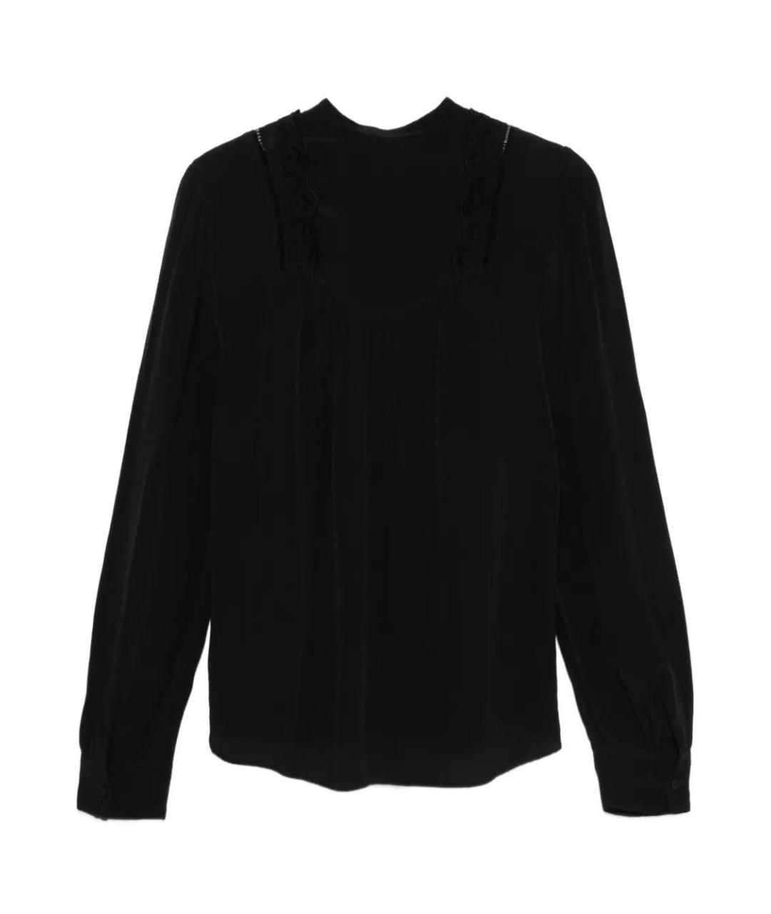 ISABEL MARANT Черная вискозная блузы, фото 2