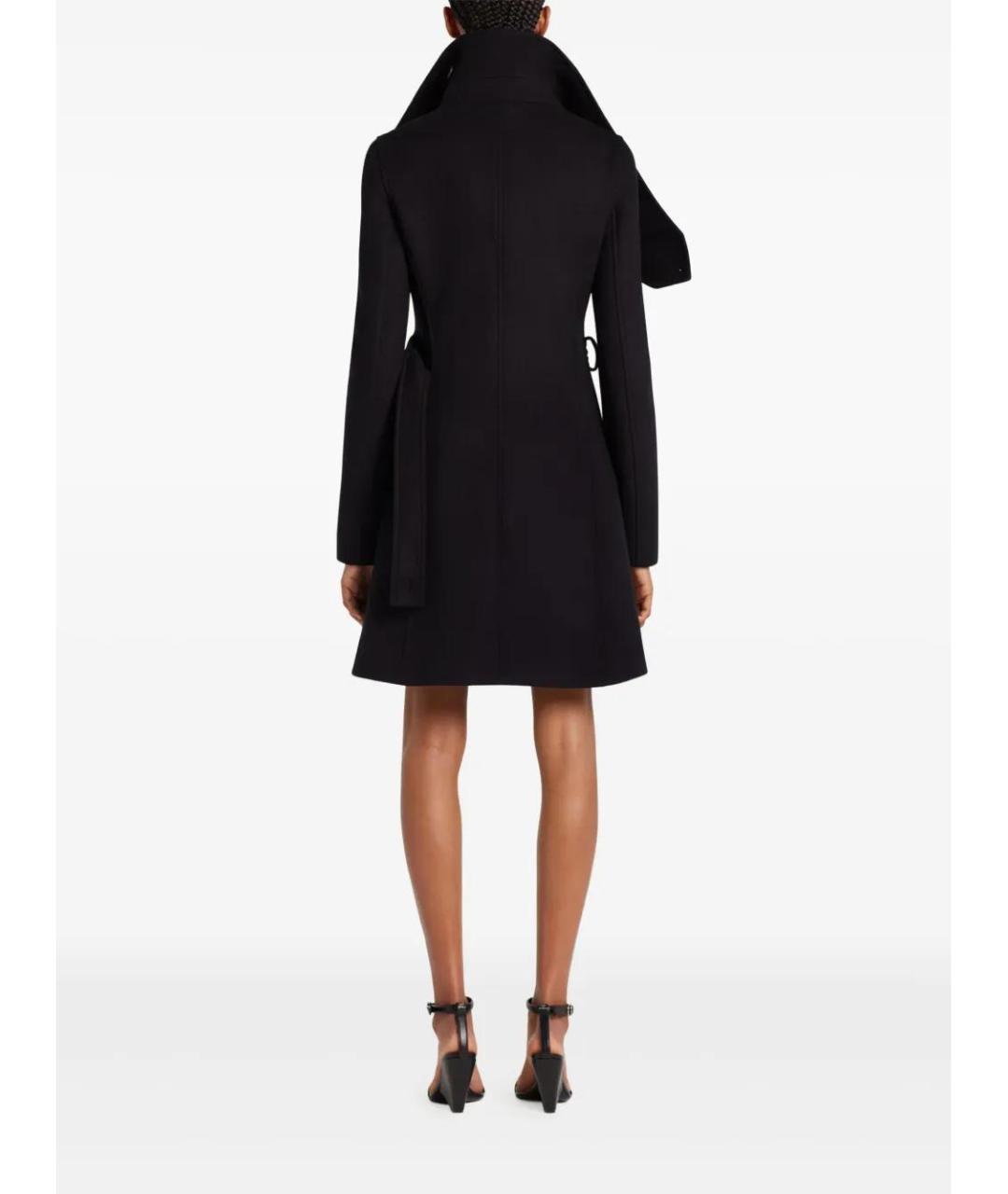 COURREGES Черное шерстяное пальто, фото 4