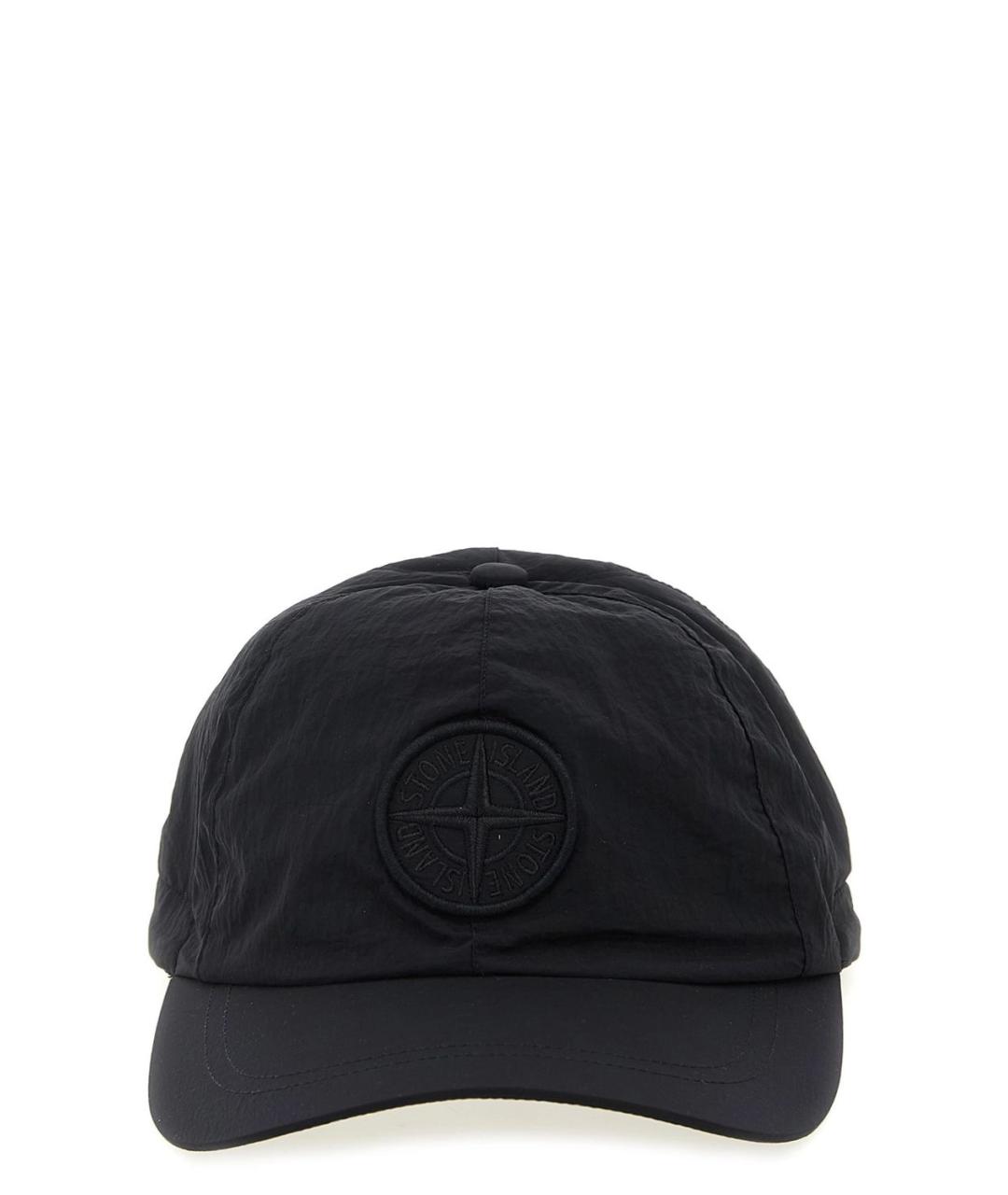 STONE ISLAND Черная синтетическая кепка/бейсболка, фото 1