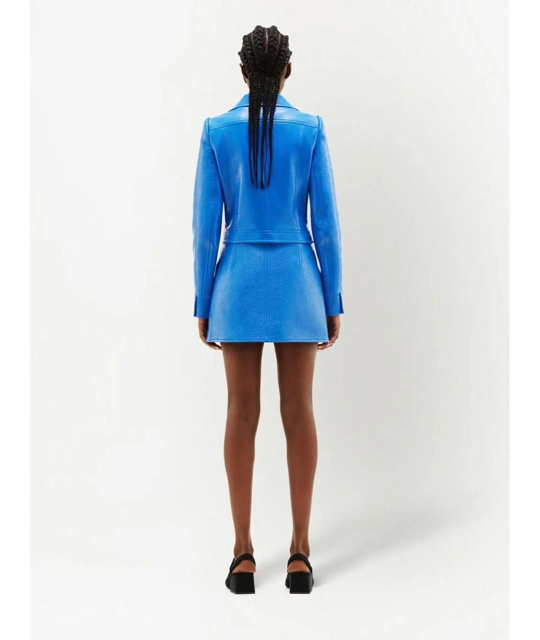 COURREGES Синяя хлопковая куртка, фото 4