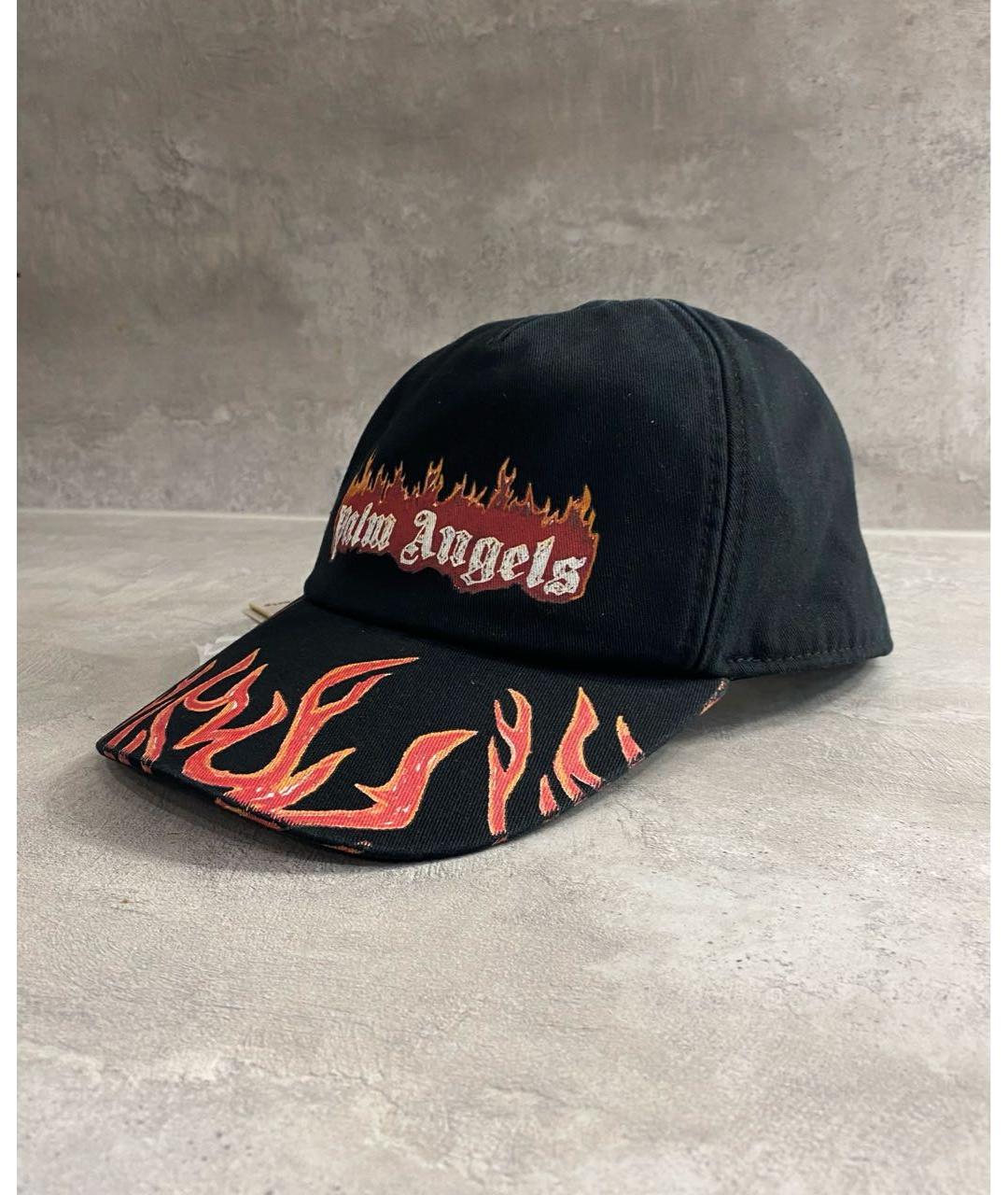 PALM ANGELS Черная хлопковая кепка, фото 9