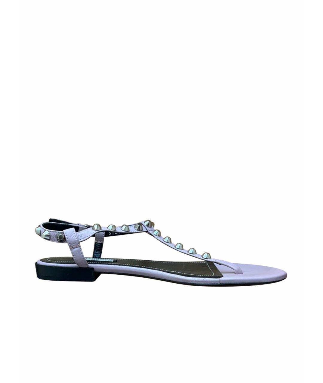 BALENCIAGA Фиолетовые сандалии, фото 1