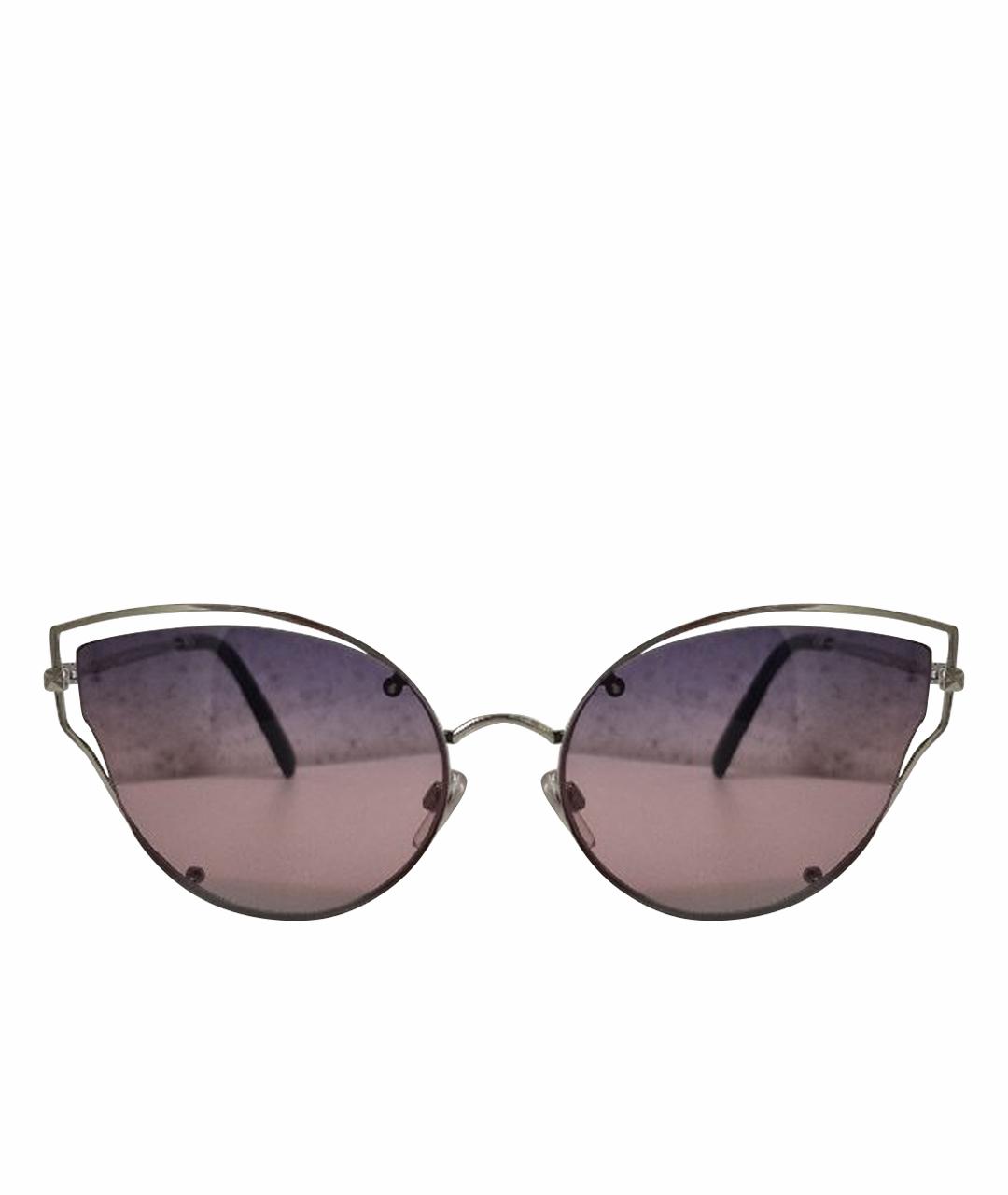 VALENTINO Фиолетовые пластиковые солнцезащитные очки, фото 1