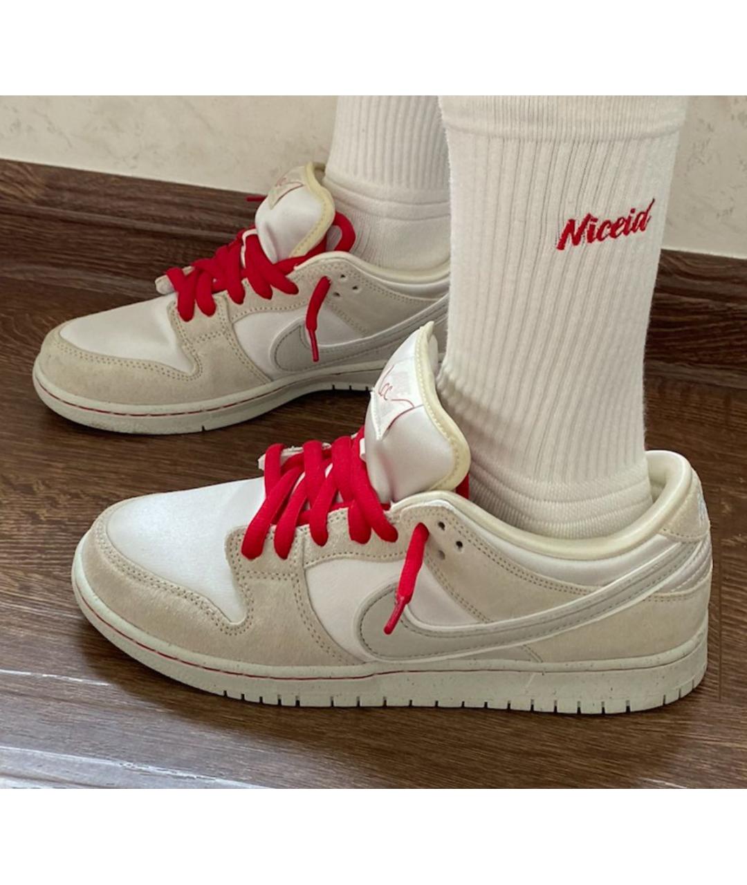 NIKE Бежевые кеды, фото 5