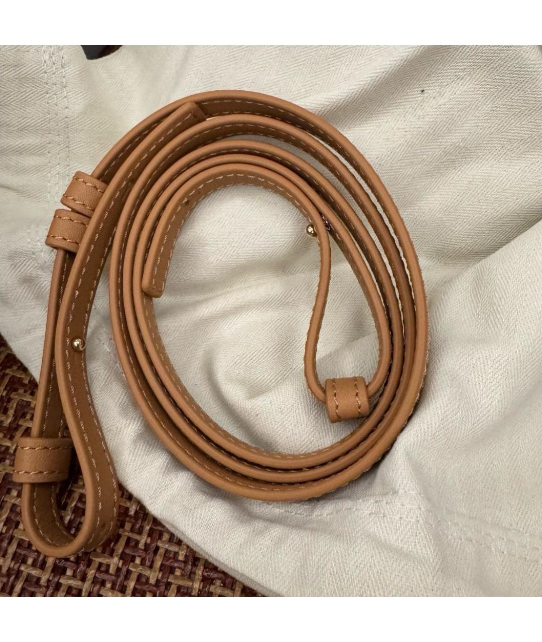 LOEWE Оранжевая кожаная сумка через плечо, фото 3