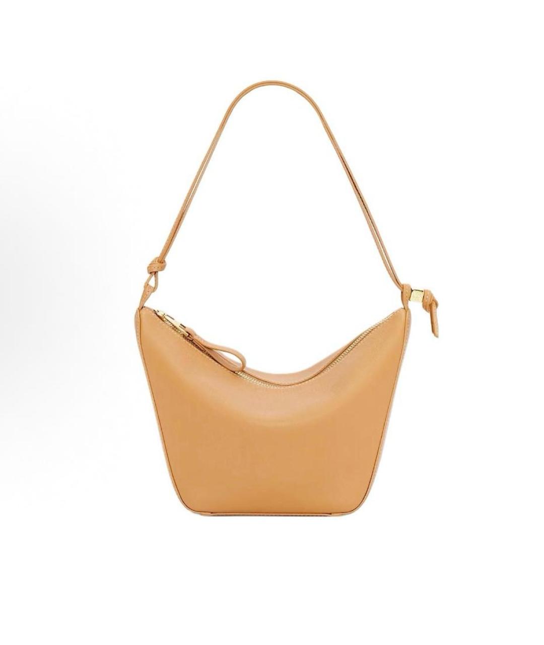 LOEWE Оранжевая кожаная сумка через плечо, фото 5