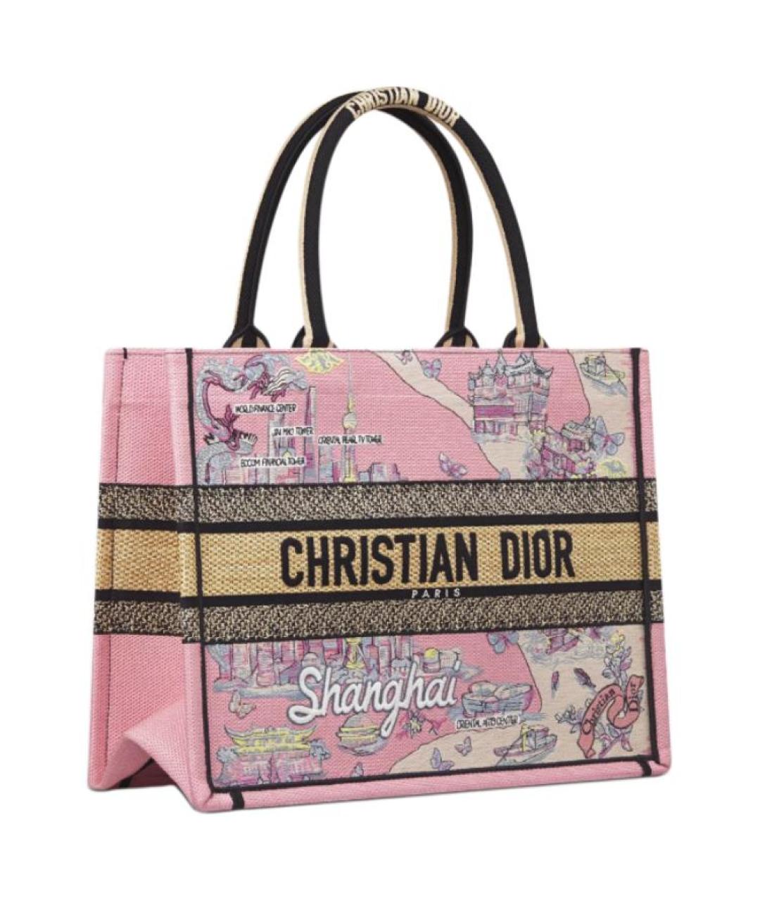 CHRISTIAN DIOR Розовая сумка с короткими ручками, фото 2
