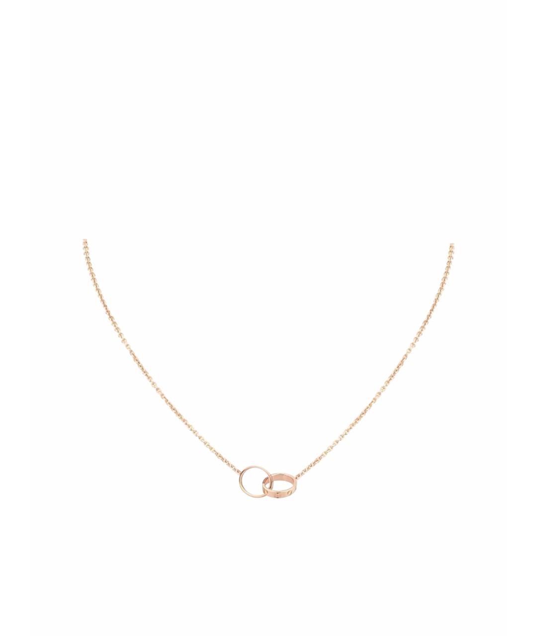 CARTIER Золотая подвеска из розового золота, фото 1