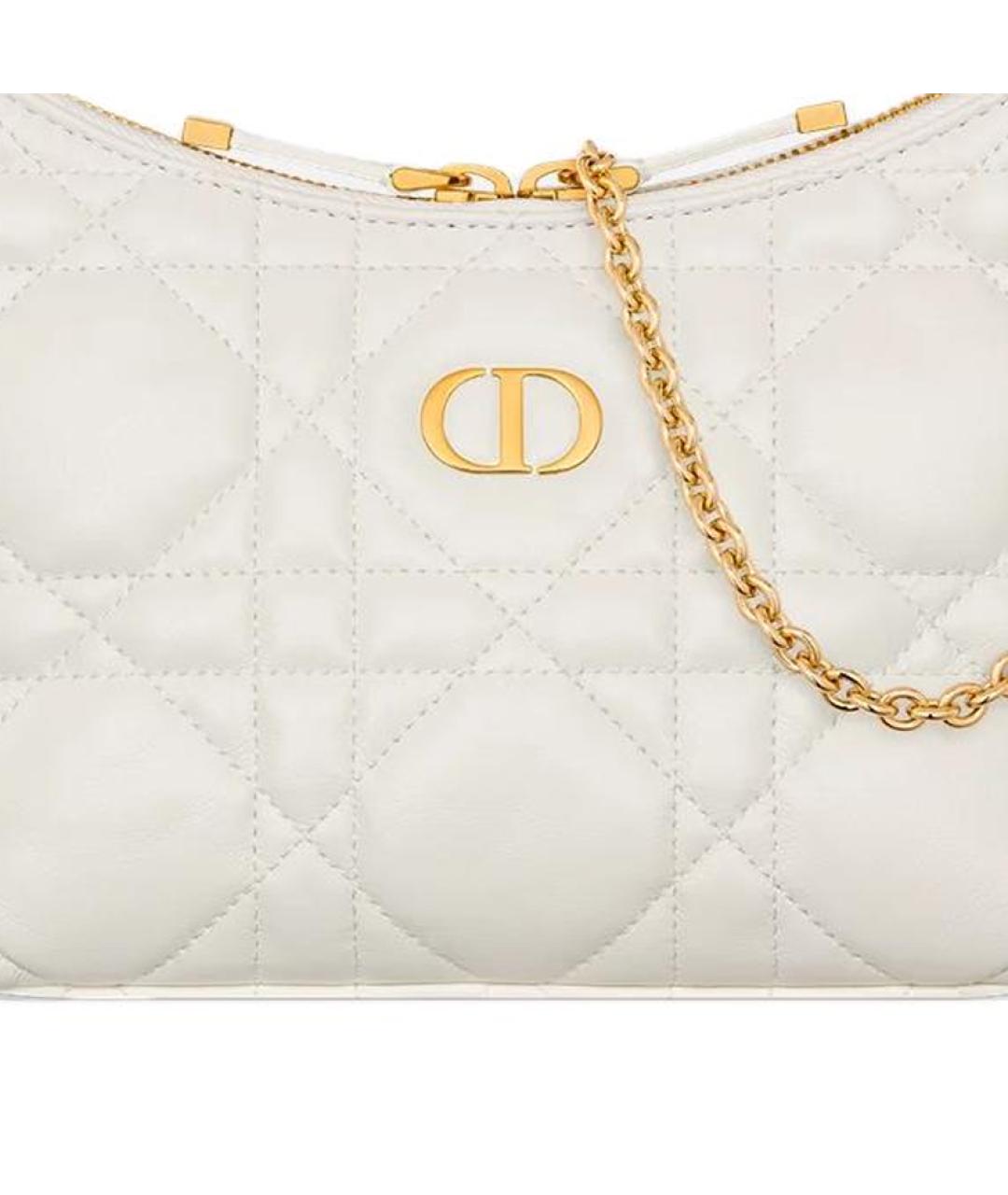 CHRISTIAN DIOR Белая сумка через плечо, фото 7