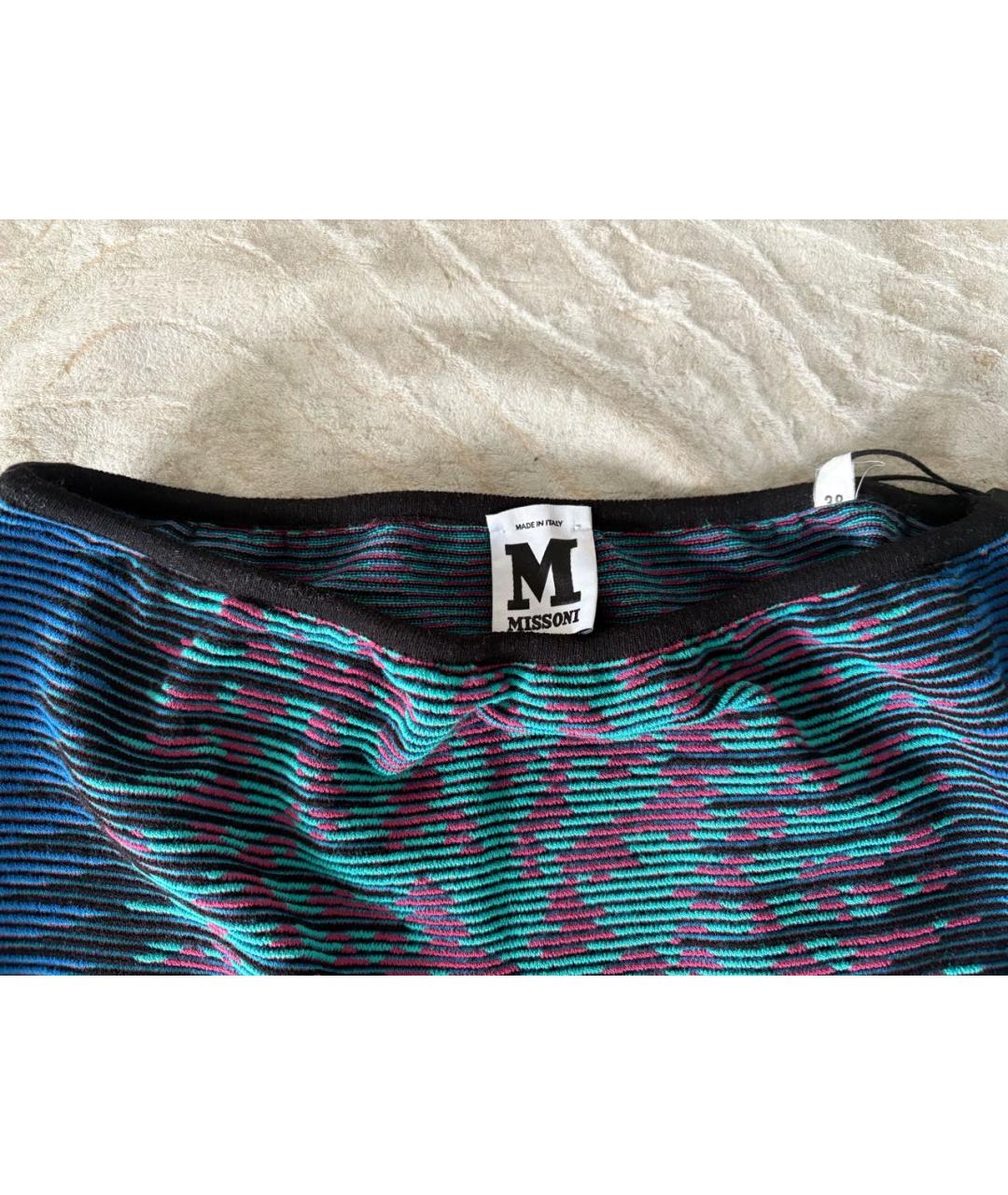 MISSONI Мульти вискозная юбка мини, фото 3