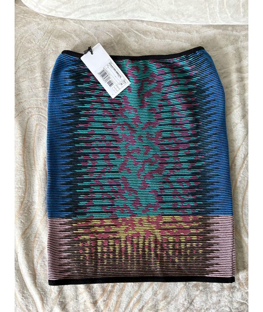 MISSONI Мульти вискозная юбка мини, фото 2