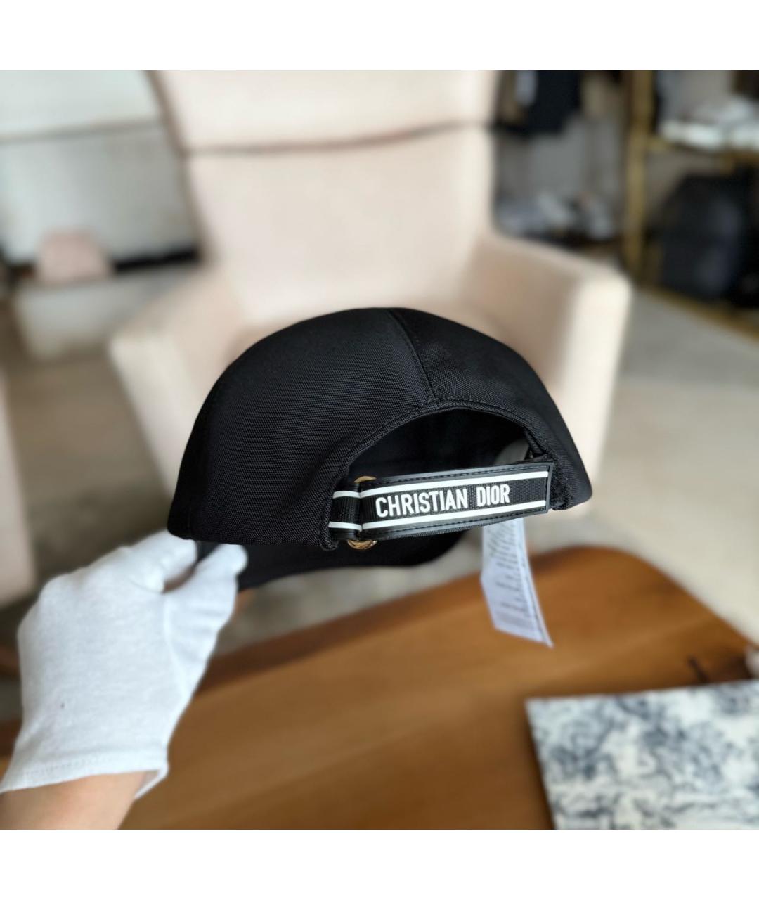 CHRISTIAN DIOR Черная кепка, фото 4