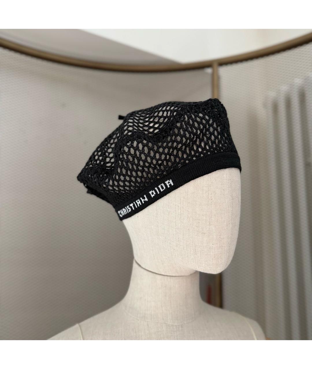 CHRISTIAN DIOR Черная шляпа, фото 2